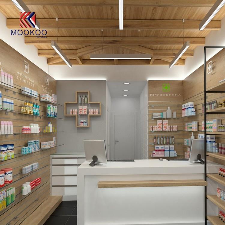 Drug Display Wall Mounted Shelves-2