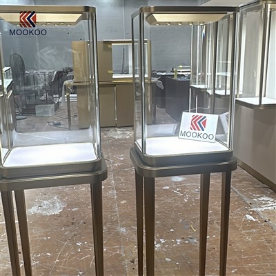 Nowoczesna prezentacja zegarków jubilerskich ze stali nierdzewnej do użytku komercyjnego Licencjonowany sklep z biżuterią do projektowania wnętrz