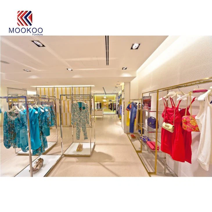 Shopping Mall Luxury Display Fixture Clothing Shop Interior Design From MOOKOO FURNITURE
