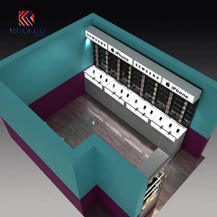3D Design Phone Shop Furniture