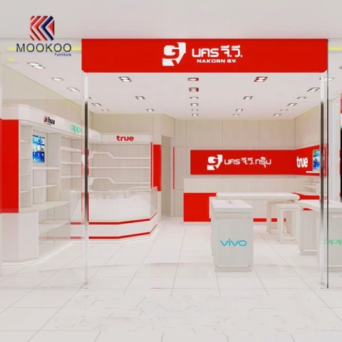 Projektowanie mebli w sklepie komórkowym